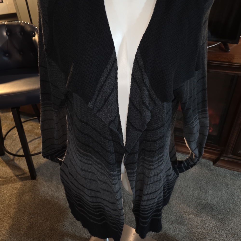 Torrid Black and Gray Women's Cardigan